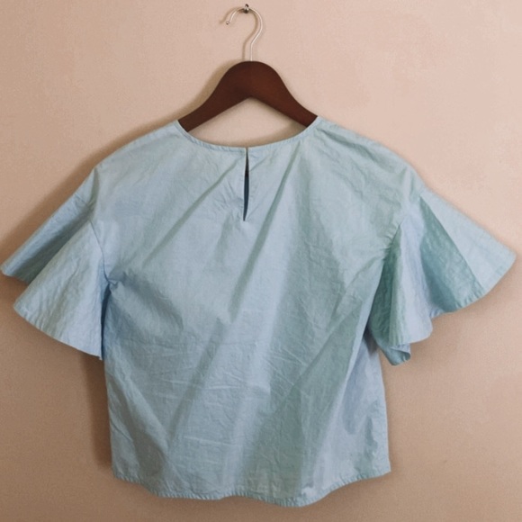 Boho Cropped Blouse - Picture 3 of 4